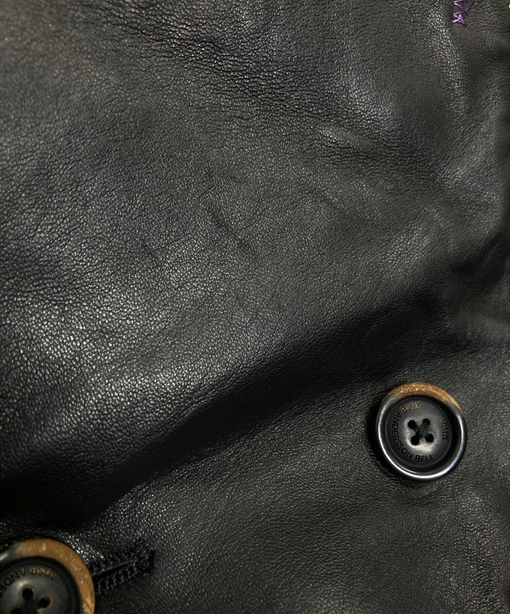 ZARA × ANDERSSON BELL Knit combination leather jacket Size