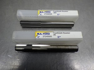 Lot of 2 NEW Assorted M.A. FORD Carbide Reamers-Various Sizes (As Shown)