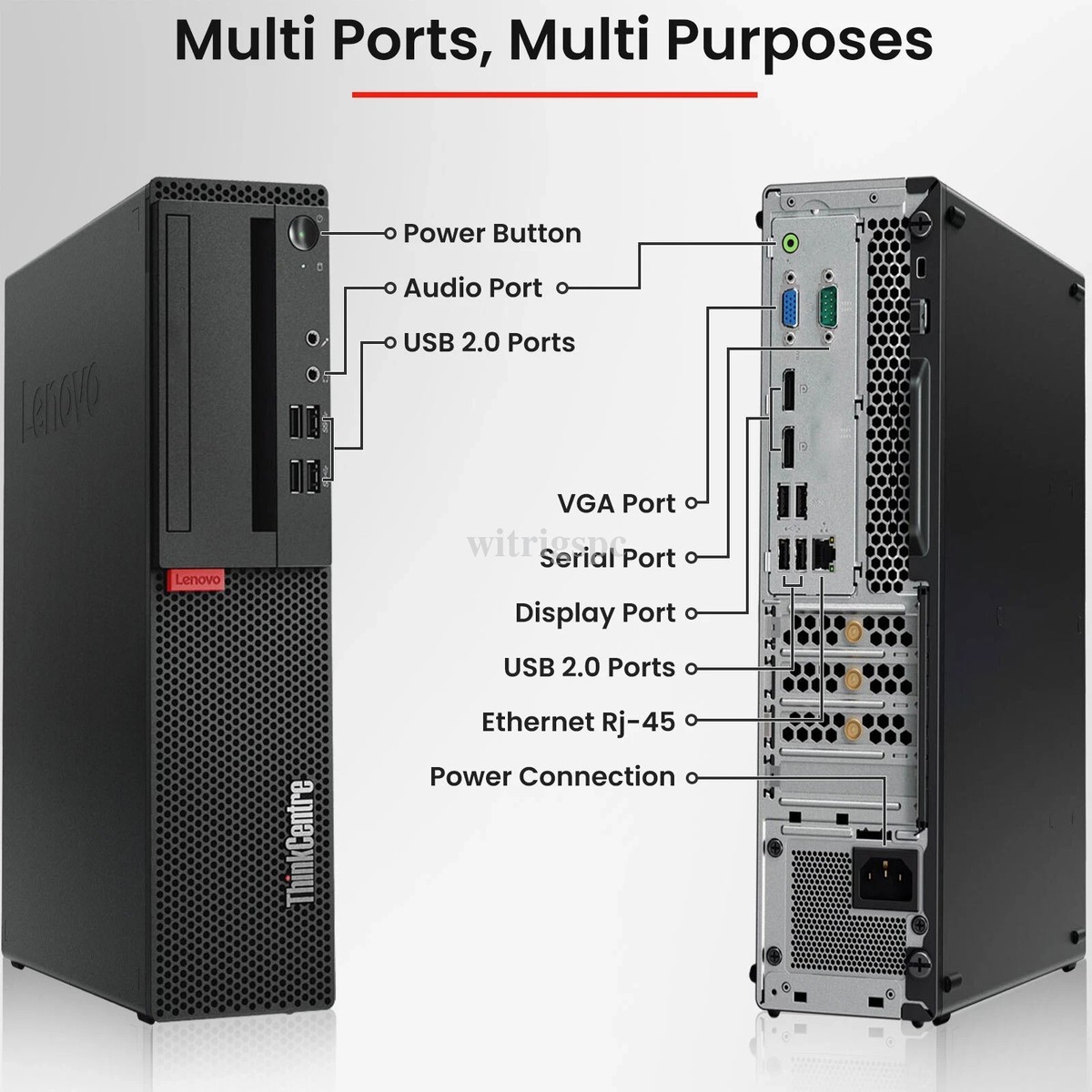 Lenovo M910S SFF Desktop PC i7-6700 32GB 1TB SSD 24