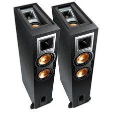 Klipsch Reference R-26FA Floorstanding Speaker, Black, Pair