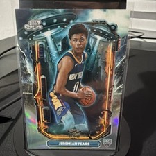 2026 Topps Chrome  ET-17 Jeremiah Fears Rookie Refractor New Orleans Pelicans