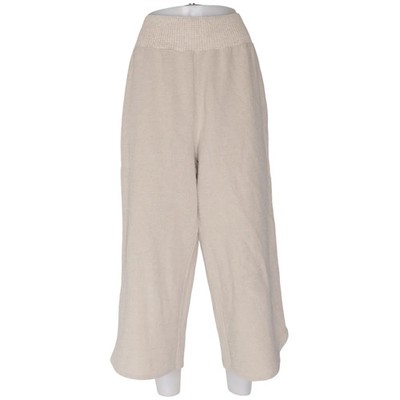 Elizabeth B, Palazzohose, Größe: M, Beige, Leinen, Einfarbig, Damen #6dQ
