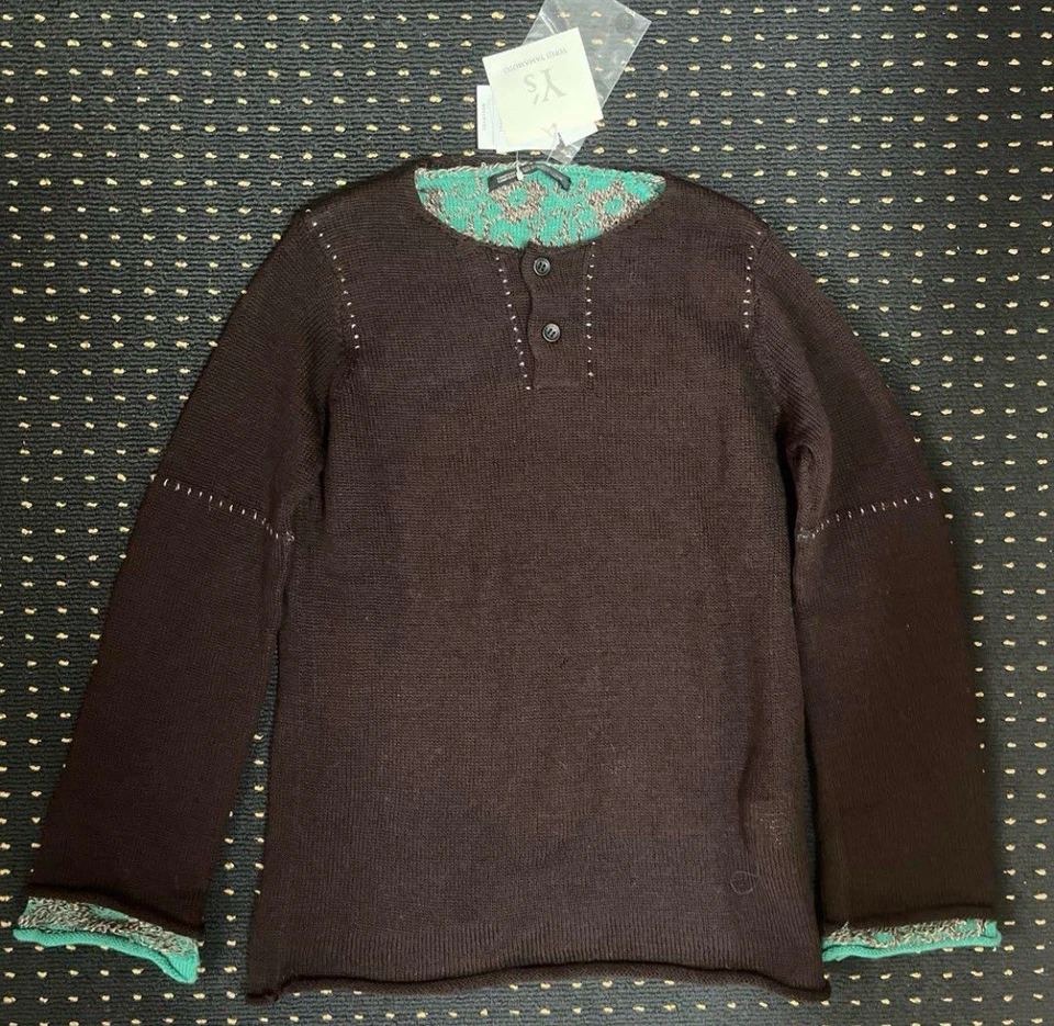 ① Y's Yohji Yamamoto long sleeve knit size 3 - Image 2 of 4