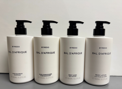 BYREDO Bal D'Afrique Collection Shampoo Conditioner Lotion Shower