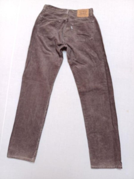 Men Levi's Trousers Grey Velvet 30 #1WWY