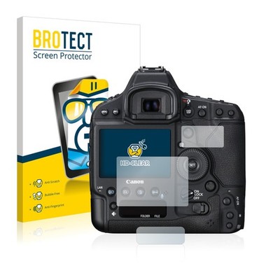 2x Canon EOS 1D X Mark II Displayschutzfolie Transparent