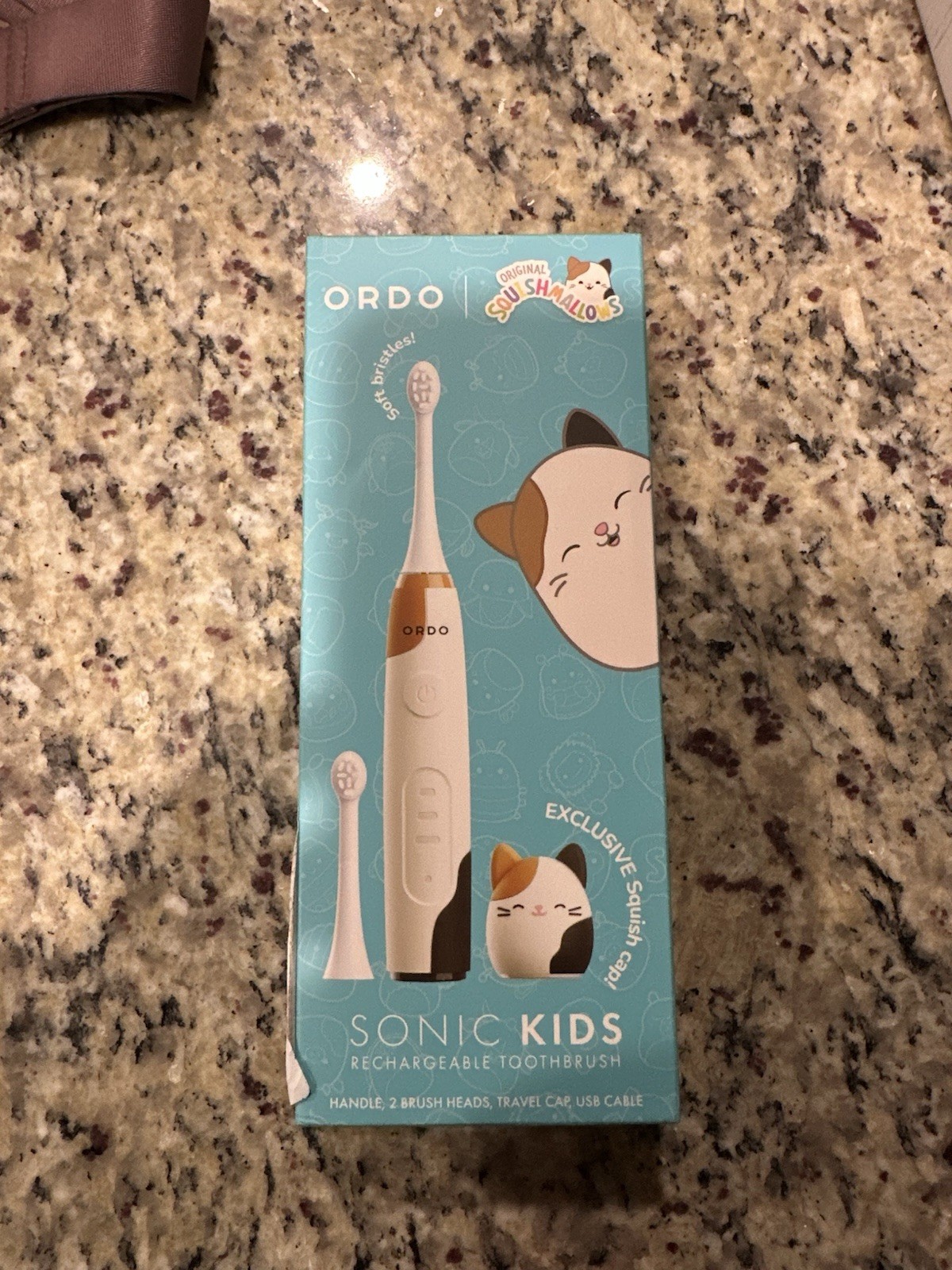 Sonic kids rechargeable toothbrush. Brand new. Squishmellows