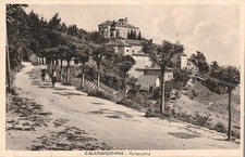 ds68 cartolina calamandrana panorama provincia di asti piemonte