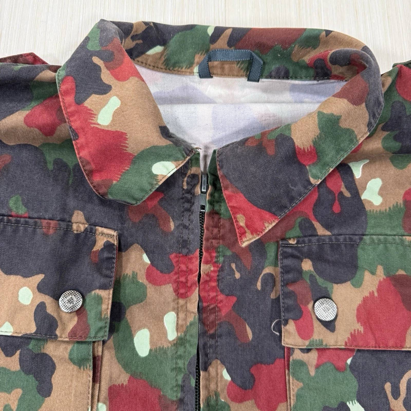 Swiss Army M83 Alpenflage Camo Field Jacket Military Uniform M70 TAZ US L UK 52 image 7
