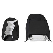 ECOTRIC Artificial Leather Driver Seat Cover Black Compatible with 2005 2006 ...