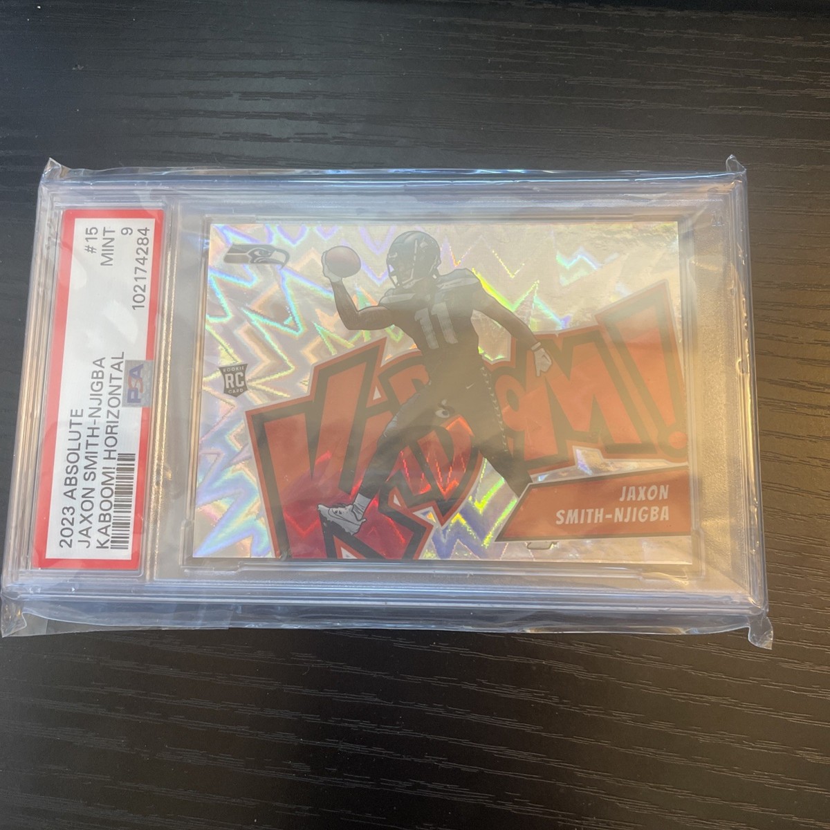 2023 Panini Absolute - Kaboom! Horizontal Jaxon Smith-Njigba #15