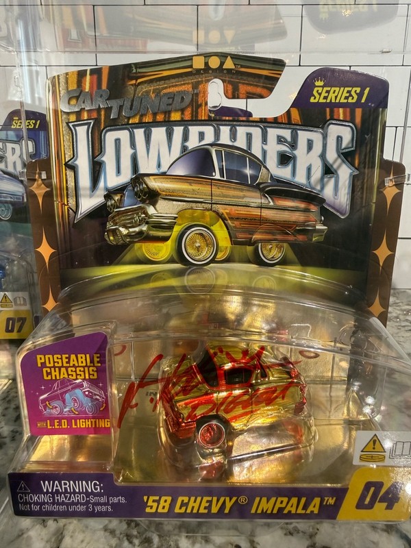 car tuned lowrider double drip package autographed by BIG LOU !