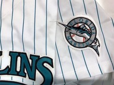 Miami Florida  Marlins Russell  Authentic MLB Baseball Jersey 1990s SIZE 52