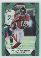 2017 Panini Prizm Green Prizm Taylor Gabriel #191 2eb