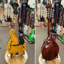 Kentucky KM-752 Deluxe F-Style Mandolin Transparent Amber w/ Case