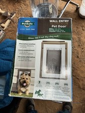 PetSafe Wall Entry Aluminum Pet Door Small Dog 1lb-15lb PPA11-10915 SEALED BOX