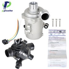 For BMW 128i 325i 328i 528i 530i X3 Water Pump W/Thermostat &Bolt 11517586925