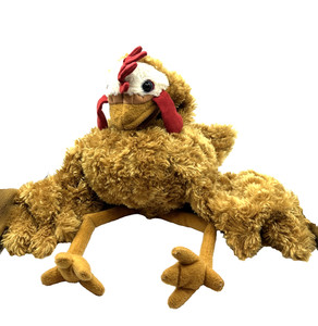 Marionnette Funky Chicken – Tête Et Ailes Mobiles – Peluche Douce – Dès 3 Ans – Folkmanis