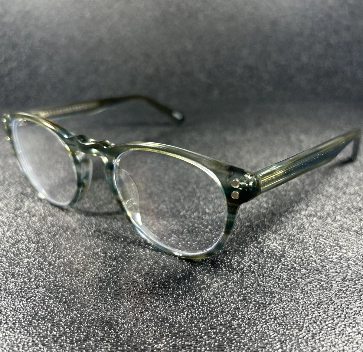 Zenni Retro Full-Frame‎ Round Fashion Eyeglasses Gold Gray Gold Round Glasses #156015 | Zenni Optical main image 4