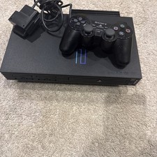 PS2 Fat Black Console SCPH-39001 With 1 Contr...