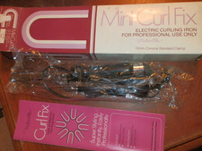 Vintage NaturElle Natural Curl Fix Electric Curling Iron Standard Clamp 19mm NOS