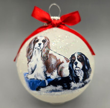 D175 Hand-made Christmas Ornament dog Cavalier King Charles Spaniel present