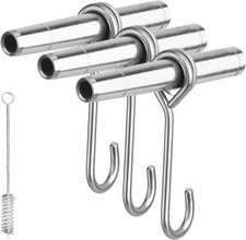 Stainless Steel Maple Syrup Taps Kit, Spiles for Tapping Trees, 3 Spiles and Hoo