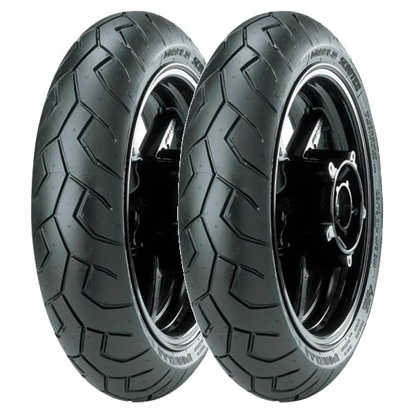 TYRE PAIR PIRELLI 90/90-10 50J + 90/90-12 44J DIABLO SCOOTER
