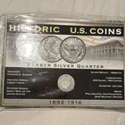 1908 Barber Silver Quarter 25C 0.900 Fine Silver Business Strike Circulated