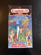 Captain N The Game Master Quest For Potion Of Power VHS Video Tape 1989 DIC