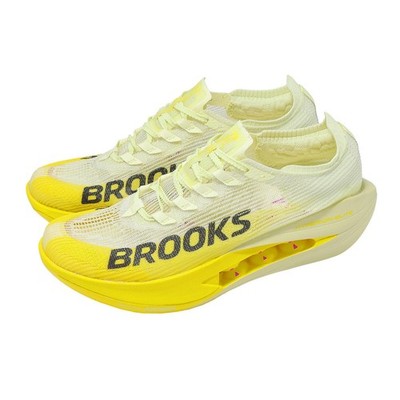 Brooks Hyperion Elite 5 Luminary Yellow Gray Me Racing Road Running 1000491D-756