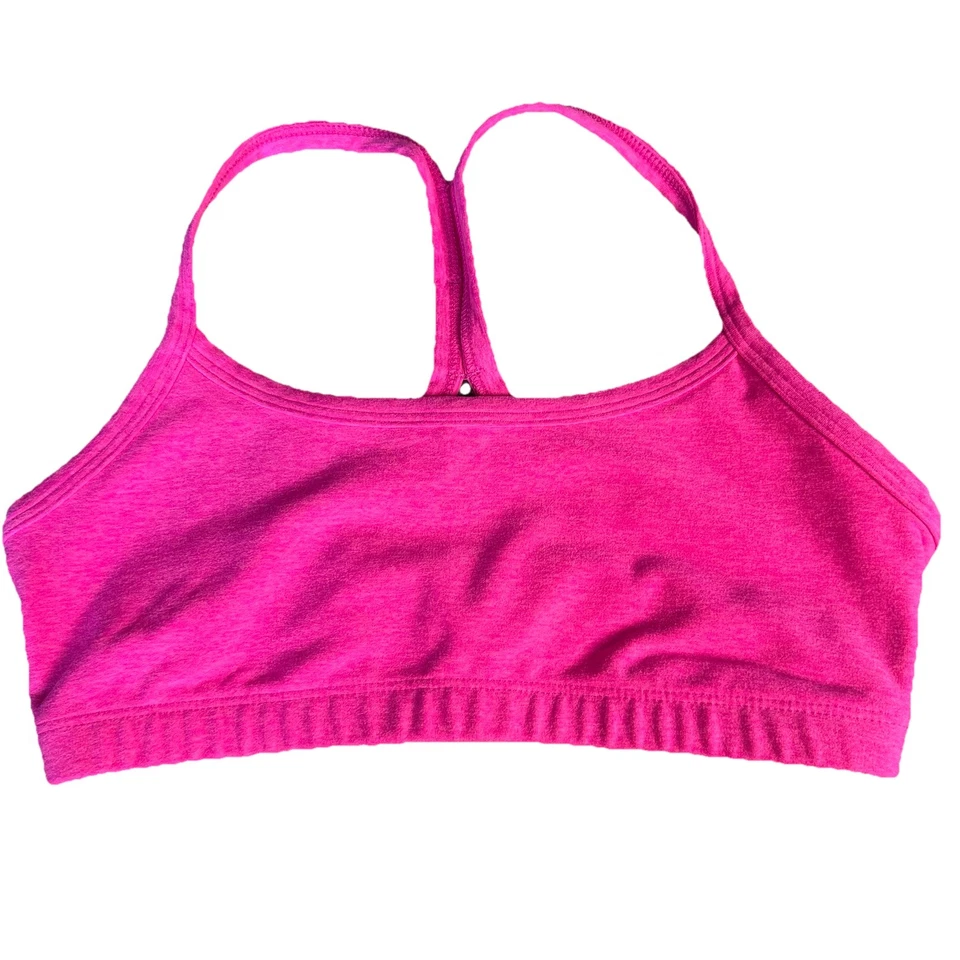 Beyond Yoga Spacedye Slim Racerback Sports Bra XS hot pink athletic yoga workout - Image 3 of 4