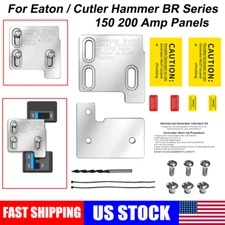 FOR EATON CUTLER HAMMER GENERATOR INTERLOCK KIT BR SERIES 150 & 200 AMP PANEL US