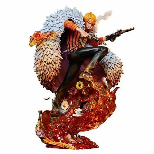 New Unique Art Studio One Piece Log Collection Large Statue Series Sanji Japan Ebay