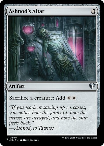 1x MTG Ashnod's Altar (Foil) - Commander Masters (CMM) #368