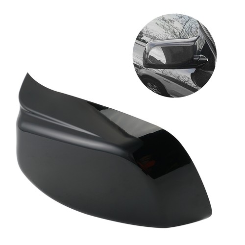 Glossy Black Rearview Door Mirror Cover For BMW 5 Series E60 E61 525i 525xi 530i - Picture 5 of 9