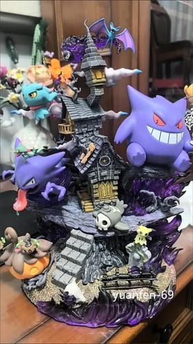 Anime Gengar Family Ghost GK 32CM Figure Statues Model Collectibles Toys Gift - Picture 9 of 14