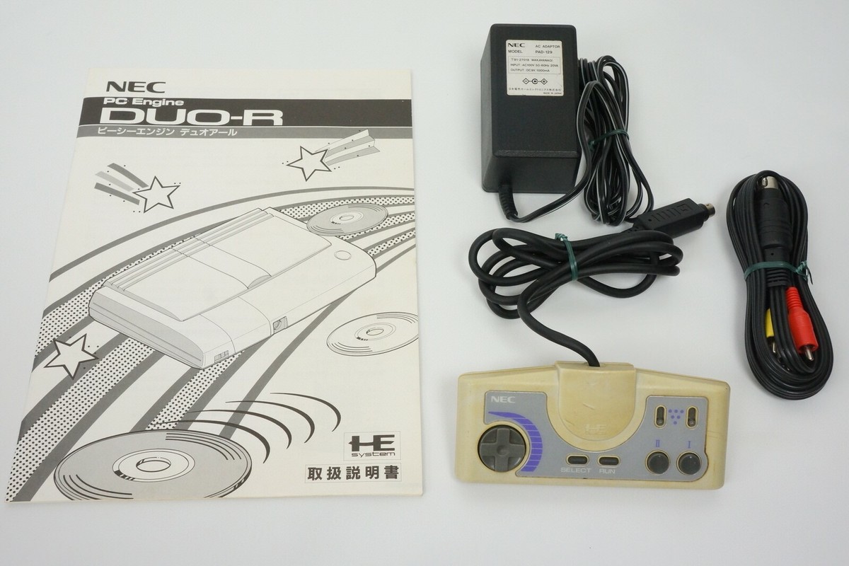 PC Engine DUO-R Console Boxed Tested System PI-TG10 JAPAN PC Engine DUO-R Console Boxed Tested System PI-TG10 JAPAN
