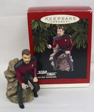 Hallmark Ornament Star Trek The Next Generation Commander William T Riker Used