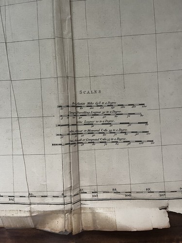 Antique Map-EAST INDIES-ROADS-INDIA-CEYLON-BANGLADESH-Jefferys-1768 - Picture 6 of 10