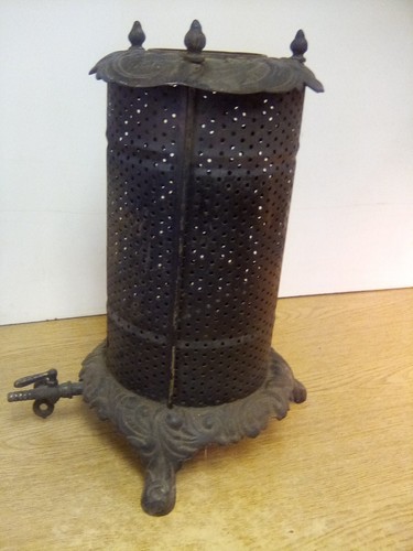 Antique 19th Century Vulcan 256 Cast Iron Gas Heater W.M.Crane & Co. New York - Picture 5 of 10