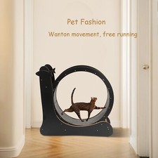 Cat Exercise Wheel Cat Treadwheel Treadmill Kitty Running Training Toy Indoor US