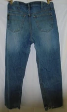Cinch Black Label Western Jeans Blue Denim Loose Fit Straight Leg Men's 35x34