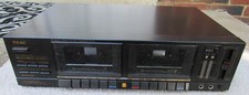 Teac W-440C Stereo Double Cassette Tape Deck W/ Manual  Schematic Parts Repair