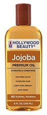 Hollywood Beauty Jojoba Premium Oil 8oz . - used for the hair or body- 2 pack