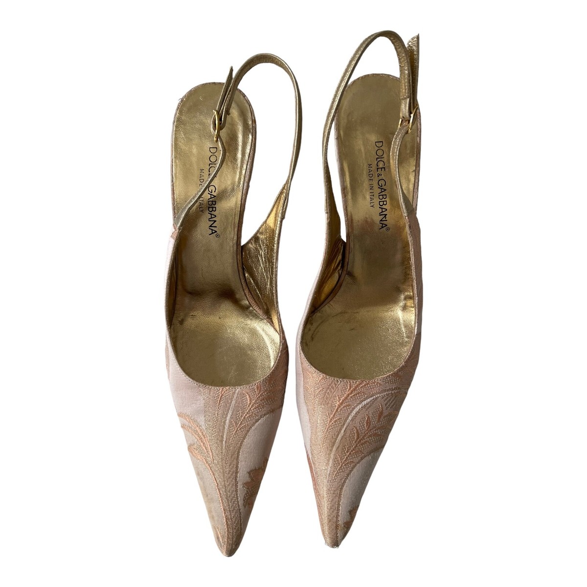 Dolce & Gabbana Slingback High Heels Women's Shoes Size 36.5