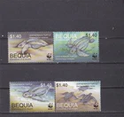 E1280 - Bequia 2001 - MNH - Schildpadden/Turtles (WWF/WNF)