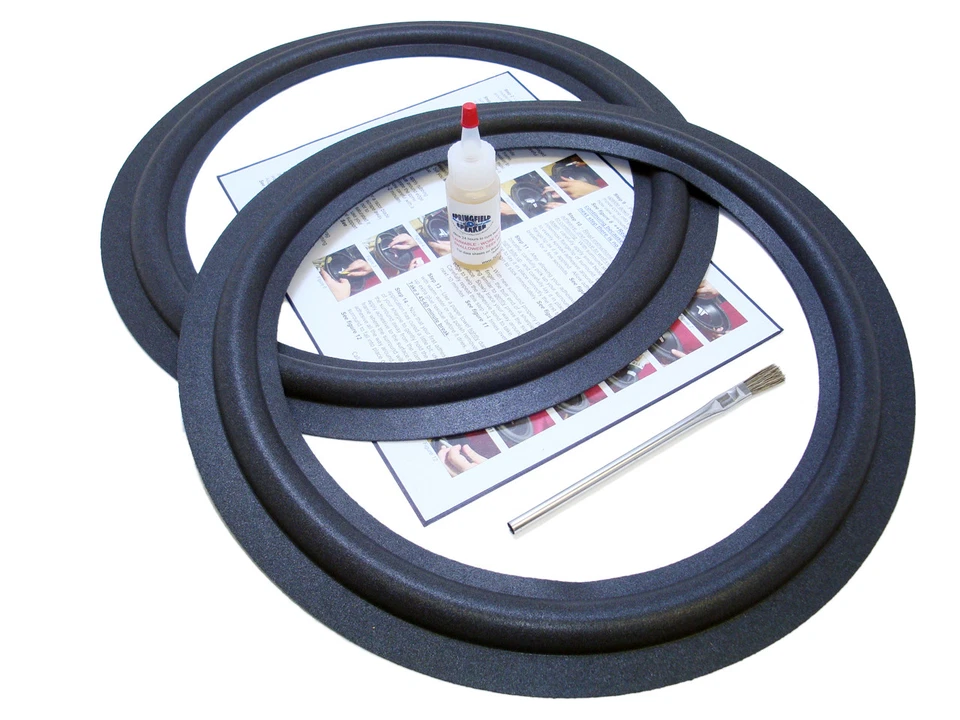 SPRINGFIELD SPEAKER Realistic Mach II Speaker Foam Surround Repair Kit - Mach 2, Mach Two - 2RM2-01