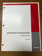 Case IH Operators Manual 8575 Mid-Size Rectangular Baler Rac 9-26395