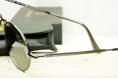 Authentic Giorgio Armani 1997 Vintage Sunglasses Gunmetal Men